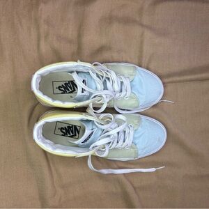 Vans Kids Shoes - Light Blue and White